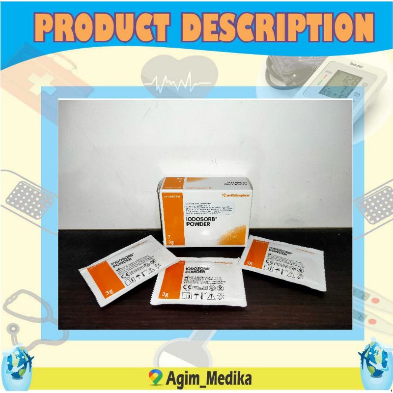 Iodosorb powder cadexomer iodine 3gr