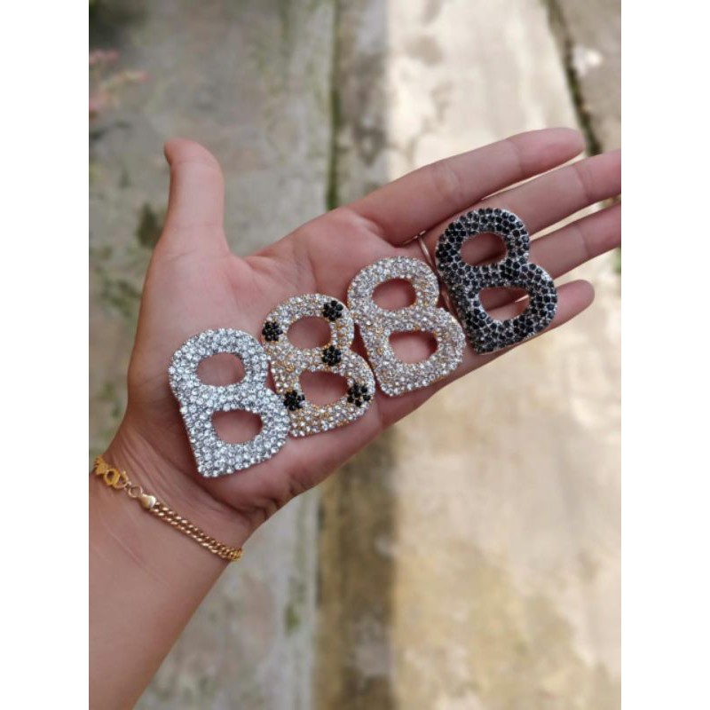 brooch buttonscarves new hitam