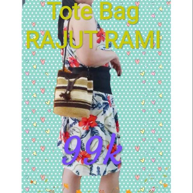 Tas Rajut Rami Murah