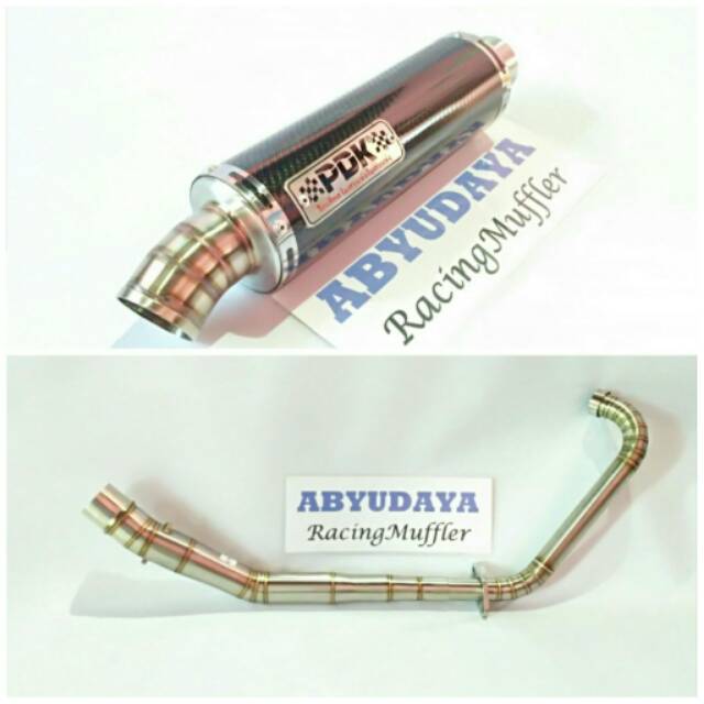 Knalpot racing pdk satria fu mx sonic vixion cb150 cbr150 R15 VERZA MEGAPRO SCORPIO dll