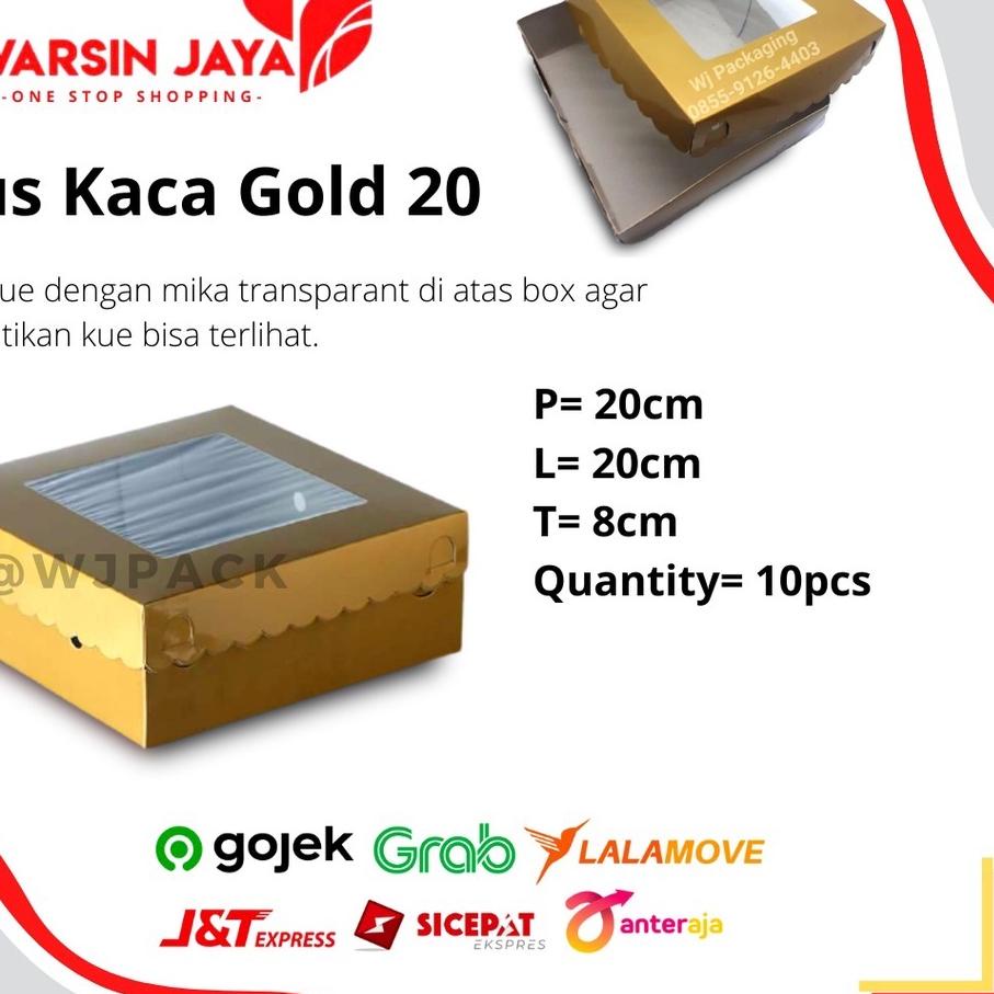 

New! DUS KACA EMAS UK 20X20 / 10 PCS