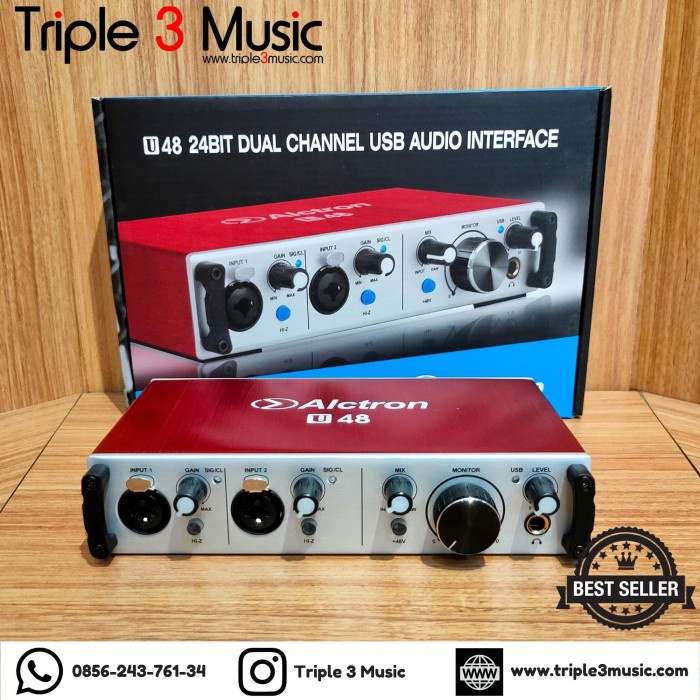 {suhadistore} ALCTRON U48 Soundcard Recording Limited
