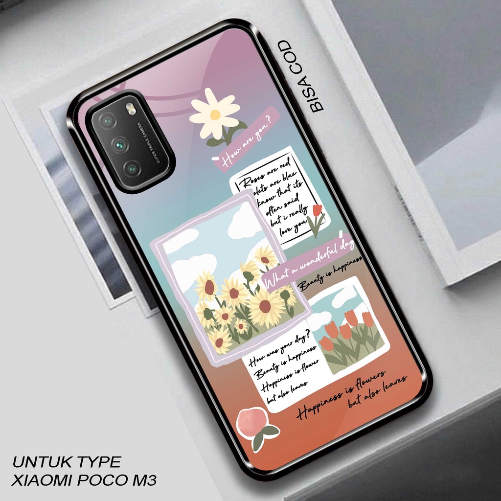 Case Poco M3 - Hardcase Glossy Poco M3 - Silikon Poco M3 - Casing Motif ( Quotes Cute ) - Fashion Ca
