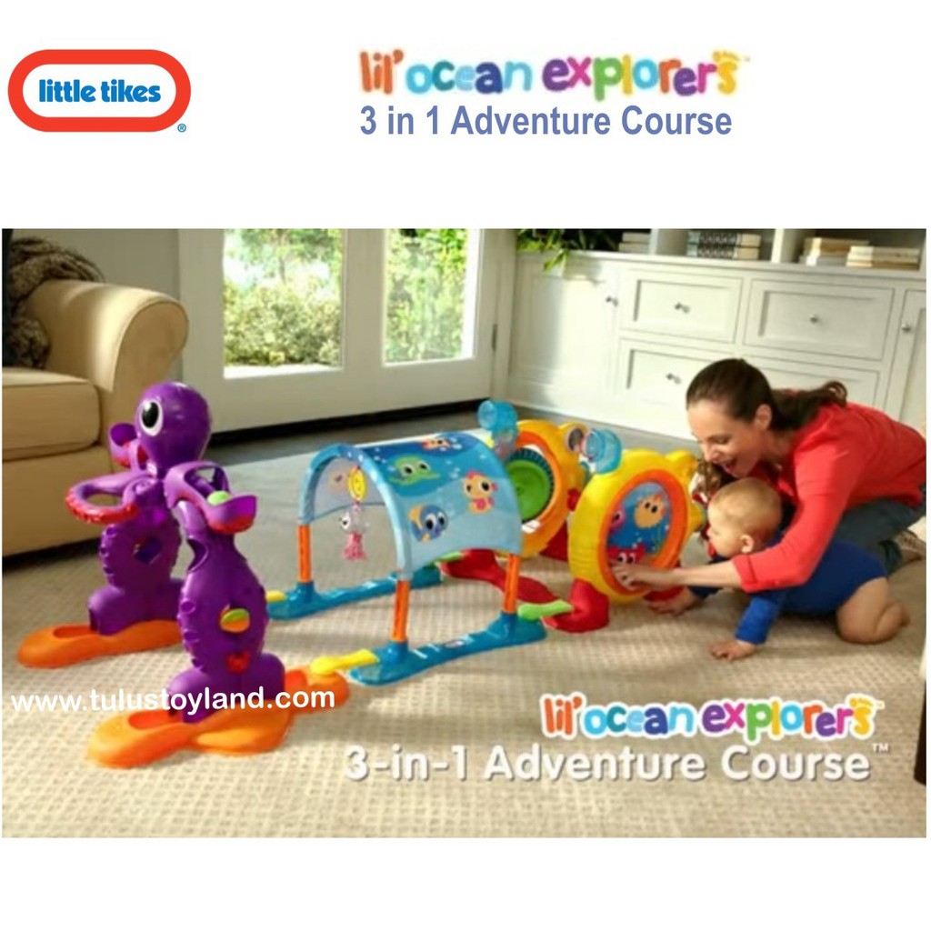 Little Tikes Ocean Explorer 3 in 1 Adventure Course 3in1 Mainan Edukasi Bayi dan Anak