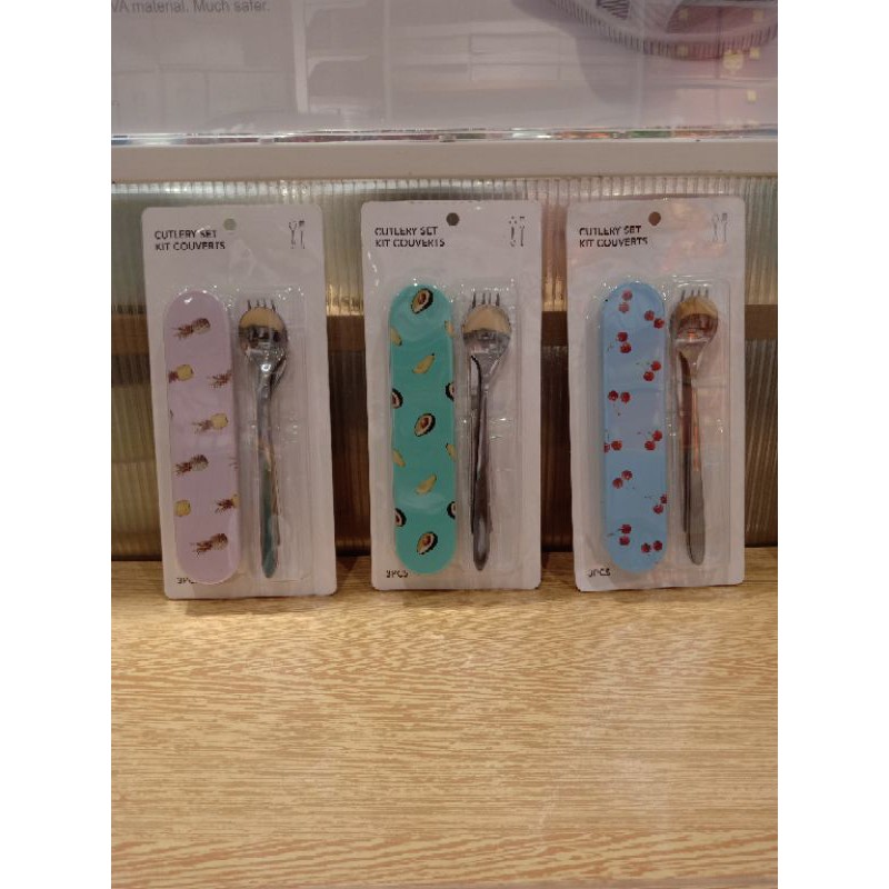 MINISO Cutlery set Sendok garpu pisau peralatan makan set MINISO