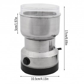 OneTwoCups Alat Penggiling Kopi / Bahan Makanan Electric Coffee Grinder 150W - NM-8300 - Silver