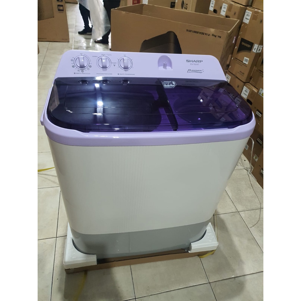 SHARP MESIN CUCI 8KG ES-T85NT-LC NEW 2022