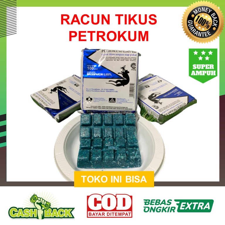 {HMN17} RACUN TIKUS PETROKUM MATI KERING - 100% ORI - KAMI JAMIN
