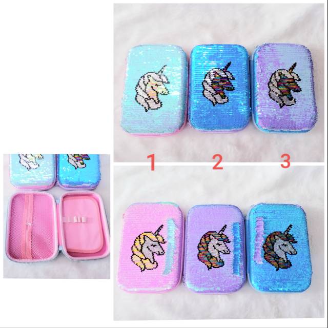 

Pencil Case Sequin Unicorn