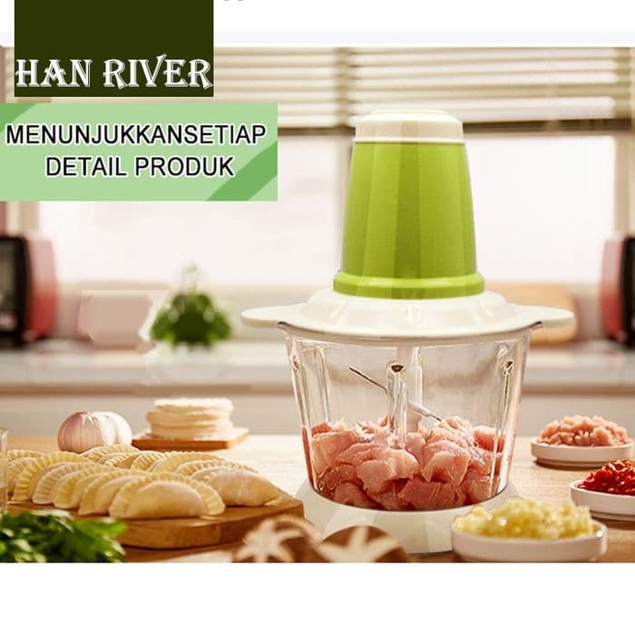 TERLARIS HAN RIVER MEAT GRINDER MULTIFUNGSI 3L - MESIN PENGGILING ELEKTRIK