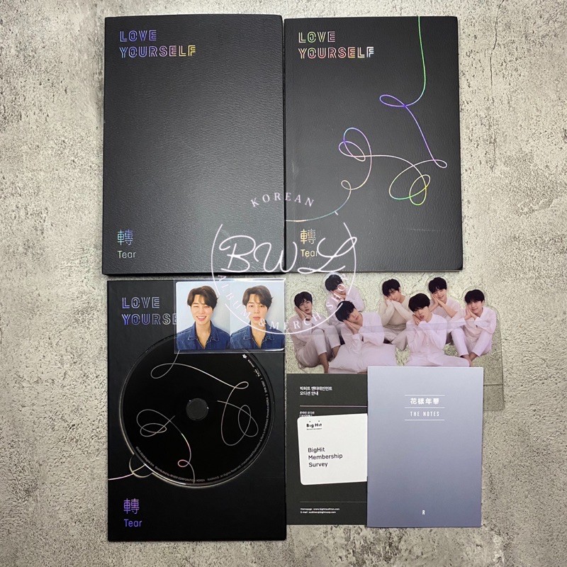 ALBUM BTS UNSEALED LOVE YOURSELF TEAR R PC PHOTOCARD JIMIN