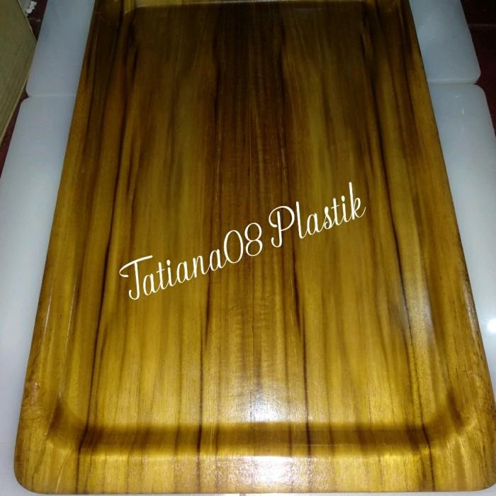 Nampan Nampan Kayu Urat Jati Besar