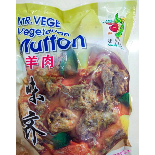 

Mr.Vege Mutton Vegetarian 900gm Daging Kambing Vegetarian Steweed mutton