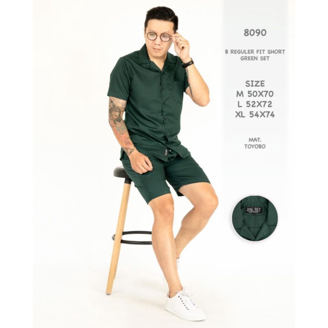 Baju Tidur Piyama Polos Green Baju Tidur Cowok Setelan Piyama Pria Dewasa Pajamas Rayon Pria