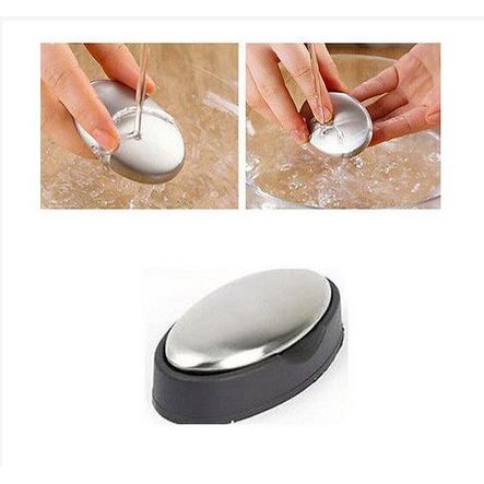 [TOSERBA_EMAK] - Steel Soap Sabun Cuci Tangan Stainless - HW071 - Silver