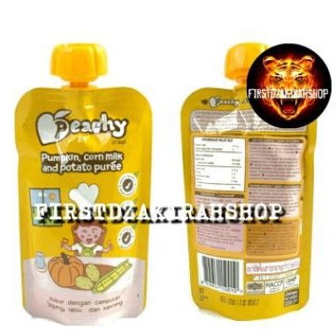 

PEACHY pumpkin corn milk and potato pure 110gr