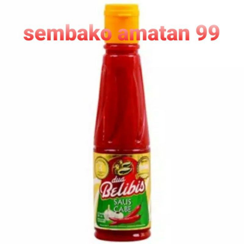 Saus Dua Belibis Botol 135 Ml / Saus Cabe