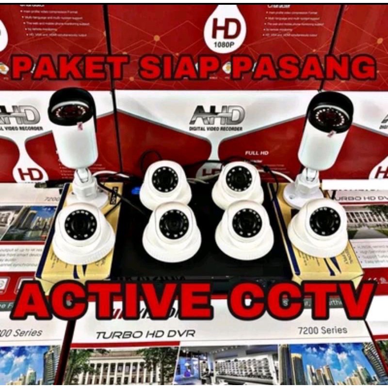 PAKET CCTV 1080P 5MP 8 KAMERA CCTV DVR 16 CH 16 CHANNEL CAMERA 5 MP