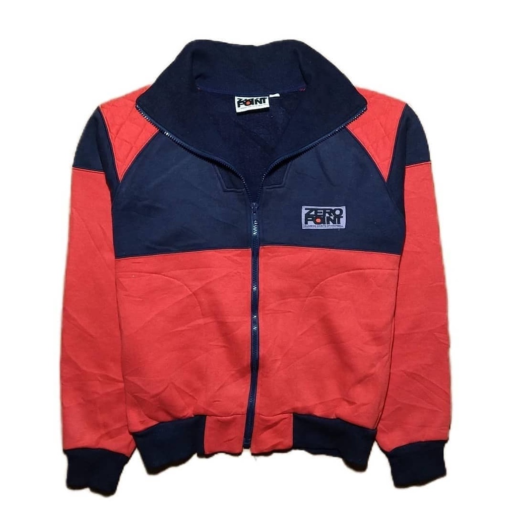 JAKET SWEATER MONTBELL ZERO POINT VINTAGE JADUL CREWNECK FULL ZIPPER SWEATSHIRT OUTDOOR CASUAL MURAH