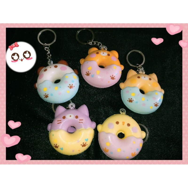 Squishi Mini Donat Animal / Squishy Donat