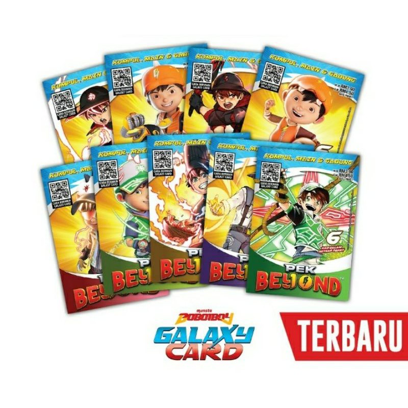 BoBoiBoy Galaxy Card: Pek Beyond(54 Cards)