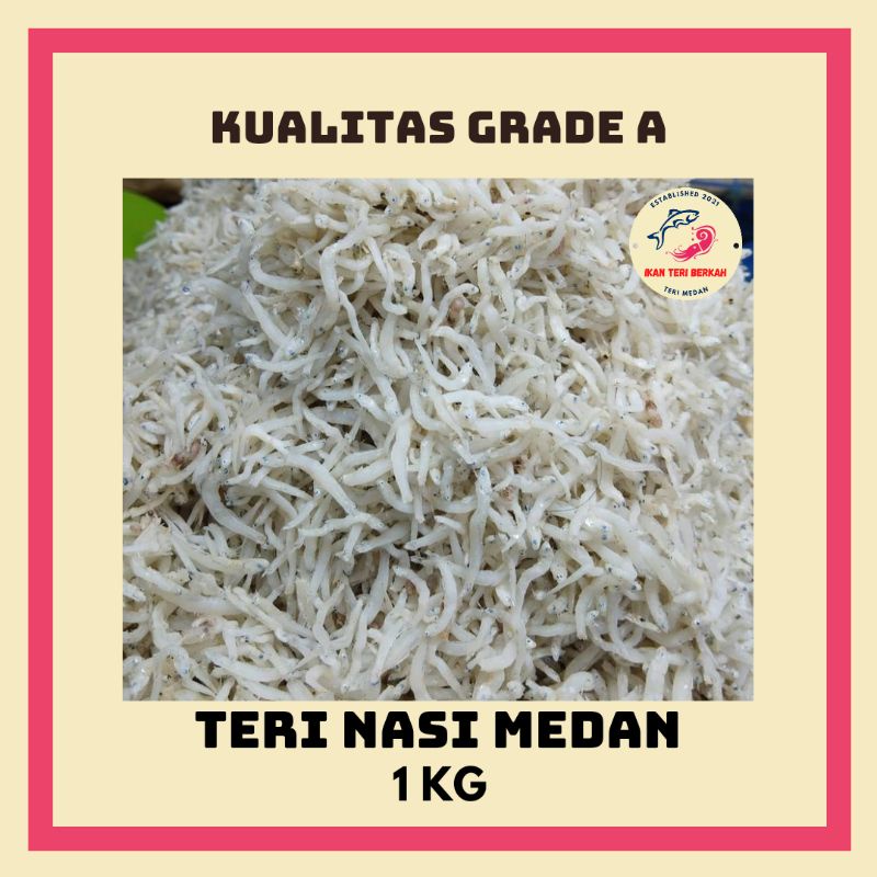 

Teri Nasi Medan 1kg / Ikan Teri Nasi Medan / Teri putih Best Seller