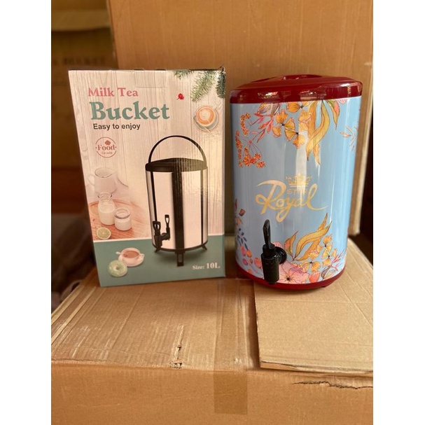 Milk Tea Bucket Stainless Stell 10 Liter - MOTIF