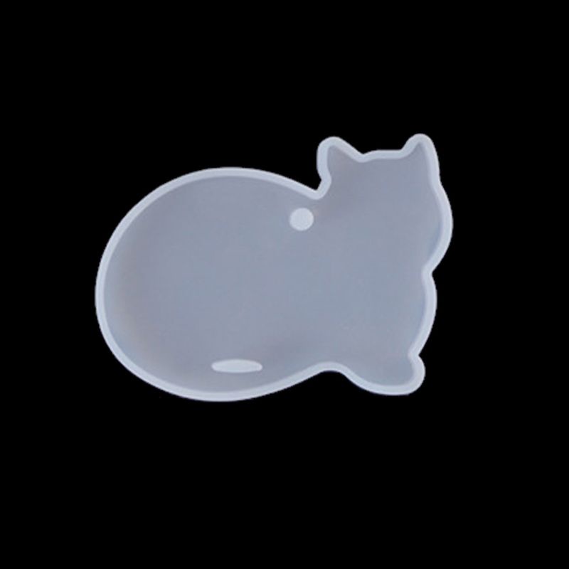 SIY  5Pcs Handmade T-shirts Elk Deer Cat Babysuit Pendant Molds Keychain Resin Mold Kit Epoxy Resin Jewelry Making Tools