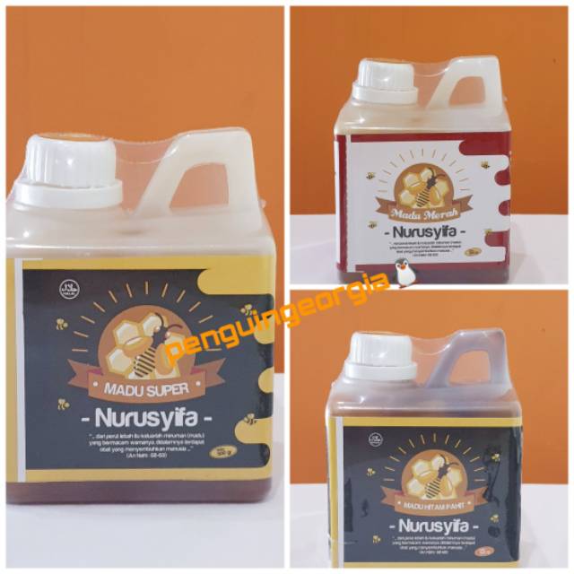

HARGA PROMO /Madu Nurusyifa Madu Super/ Merah / HitamPahit