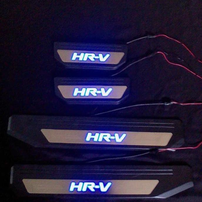 DISKON SILL PLATE LAMPU LED TATAKAN INJAKAN KAKI MOBIL HONDA HRV #9