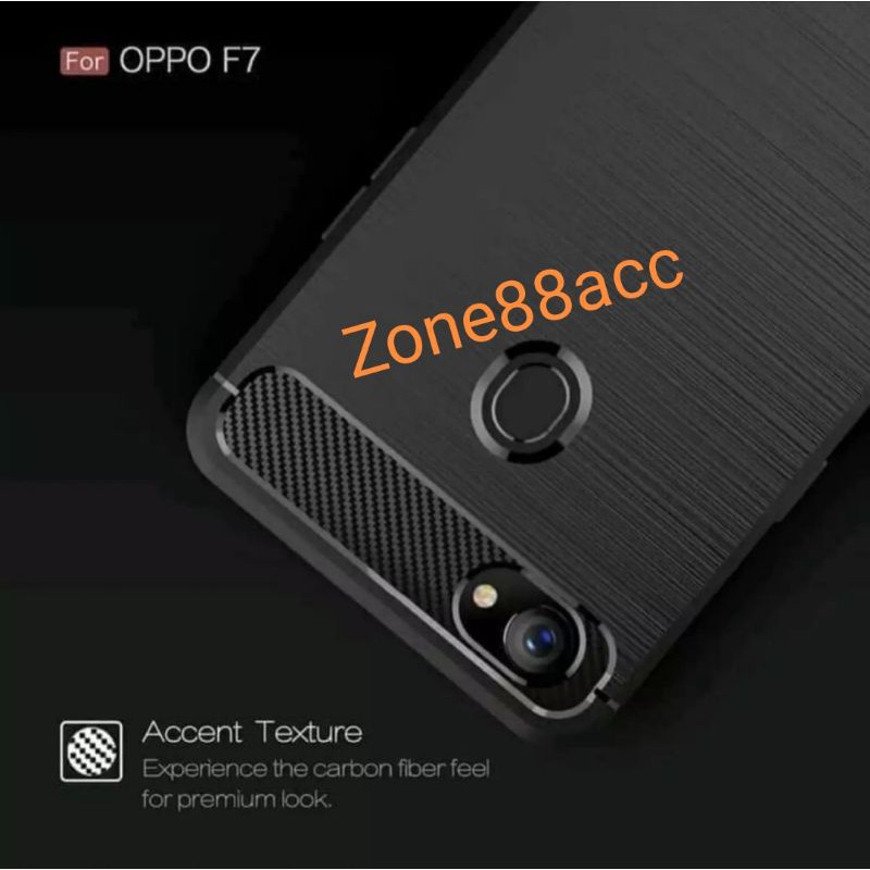 Softcase F3 F3 Plus F5 F5 youth F7 F11 F11 pro OPPO Carbon Fiber Case Silicon Casing Ipaky