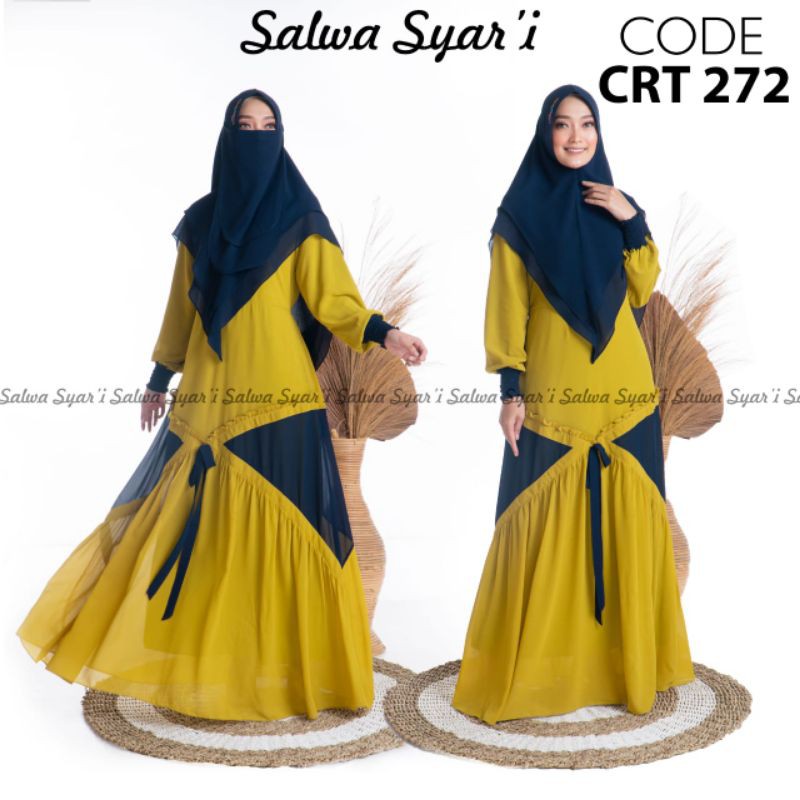 Set Gamis Syar'i + khimar