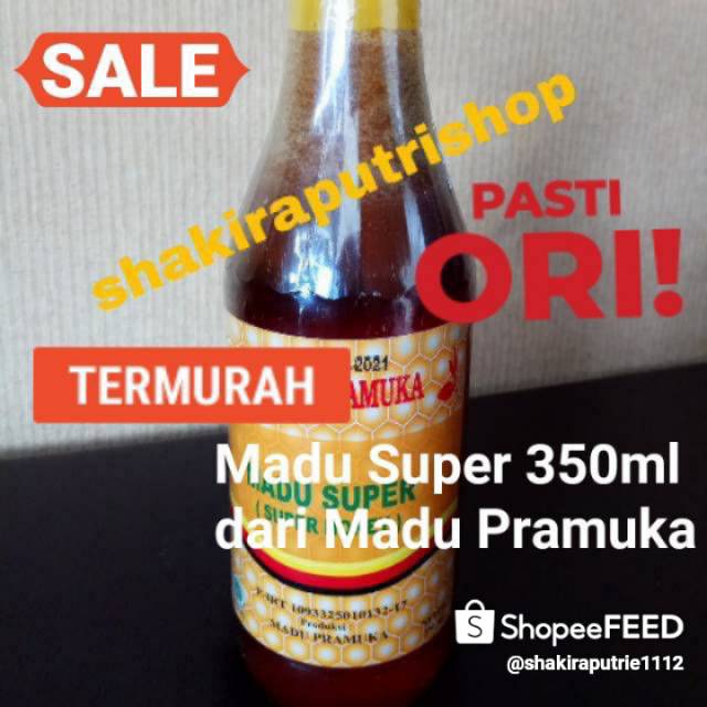 

Madu Super 350ml dari Madu Pramuka