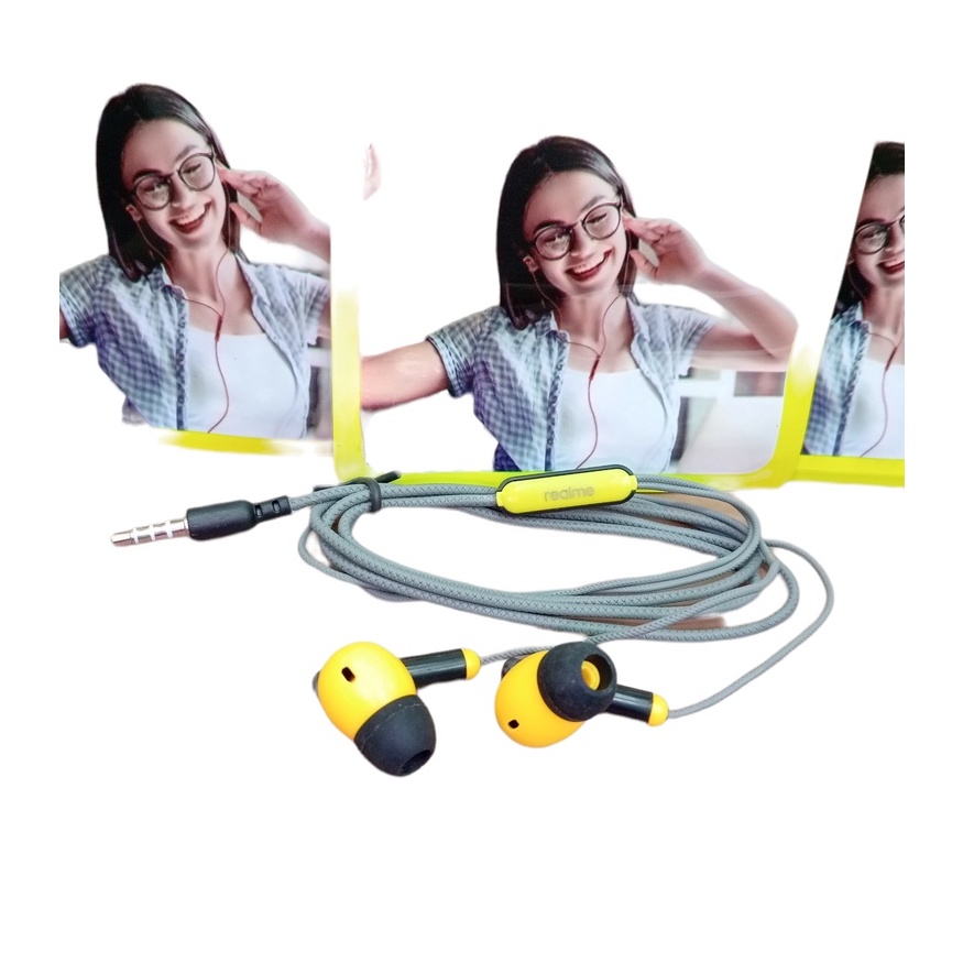 HANDSFREE / HEADSET REALME EARPHONE ABU A ( BEE )