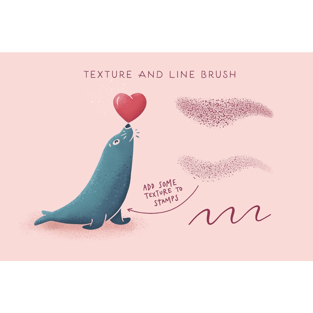 Procreate Brush - Valentine's Day Procreate Brushes