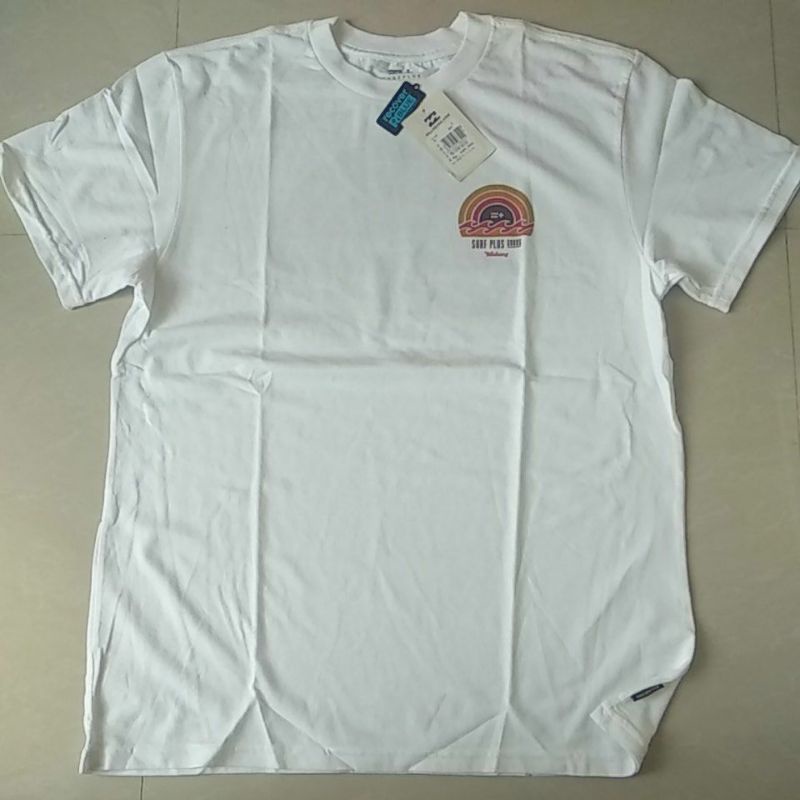 kaos billabong original putih L limited edition