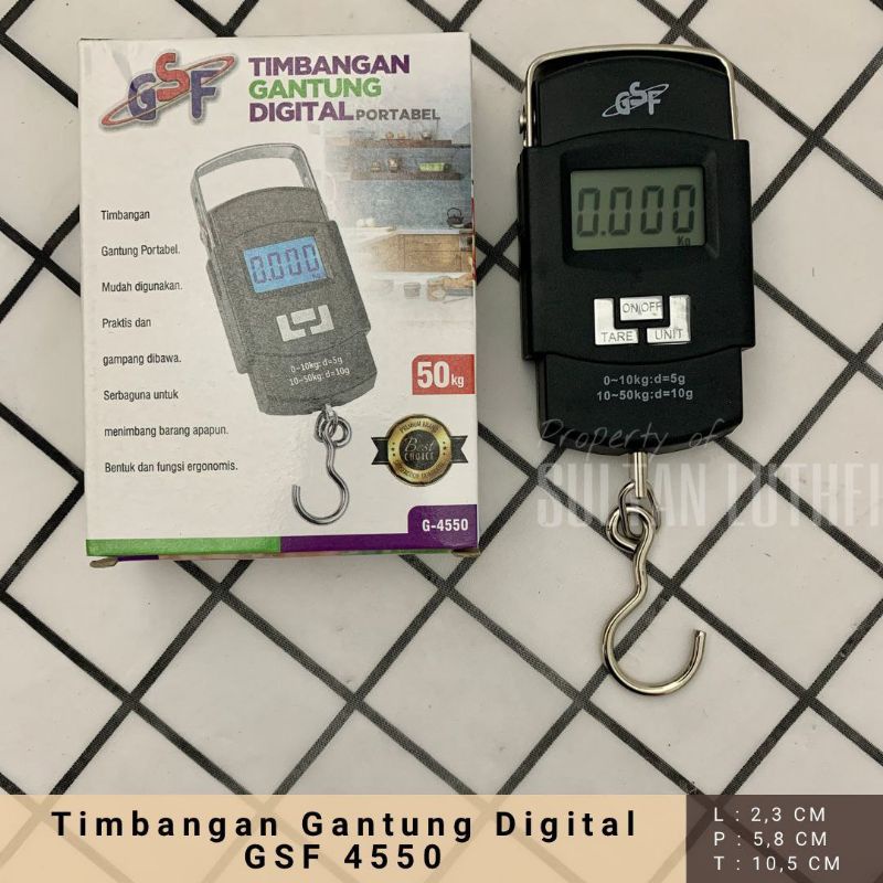 Timbangan Gantung GSF Digital Elektrik Scale 50Kg