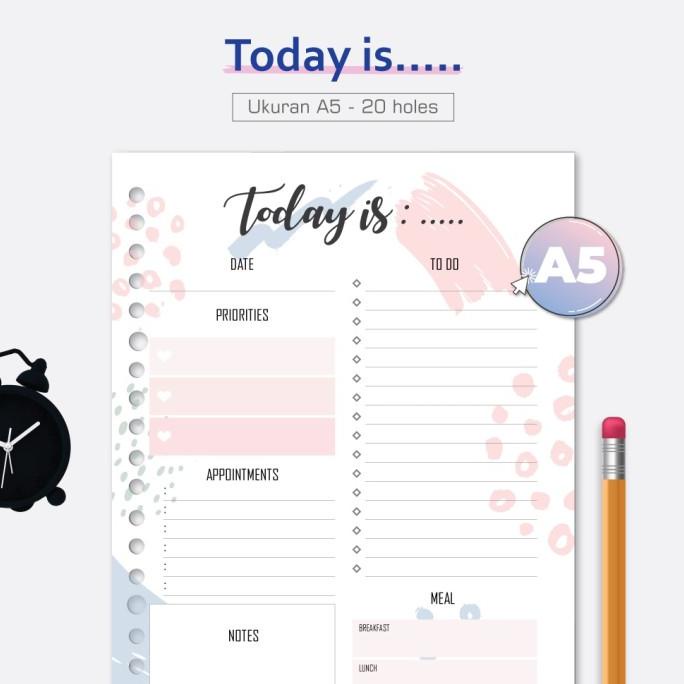 

Loose leaf A5 - Kertas Binder Today is by Bukuqu
