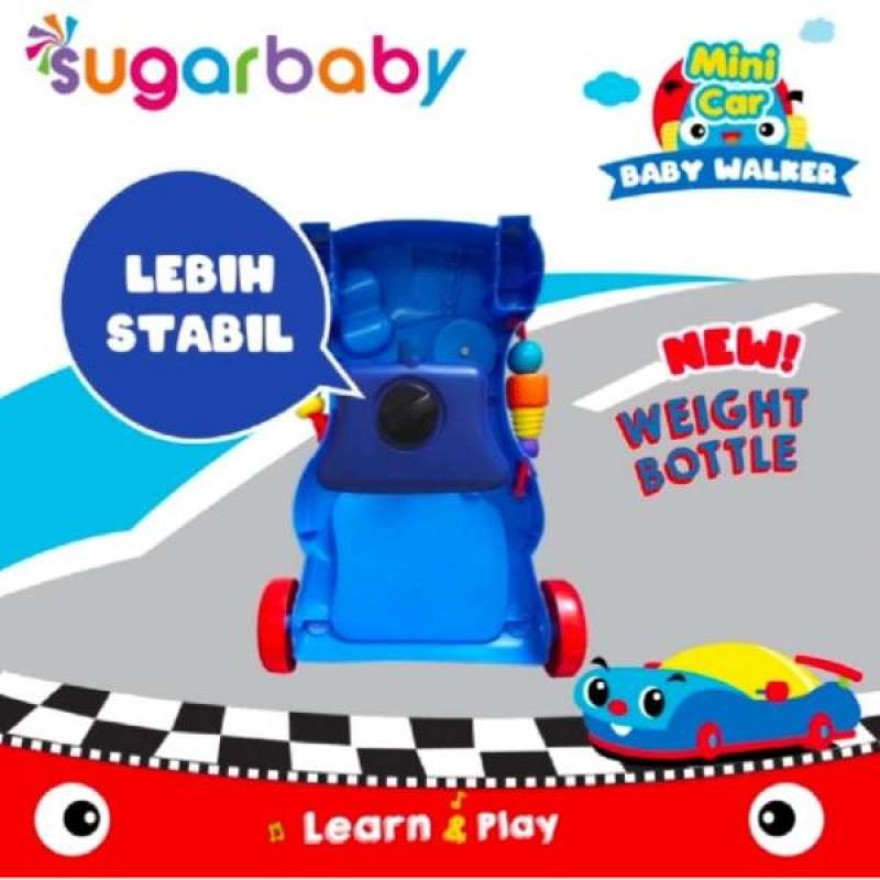 Sugar Baby Mini Car Push Walker With Weight Bottle Baby Walker