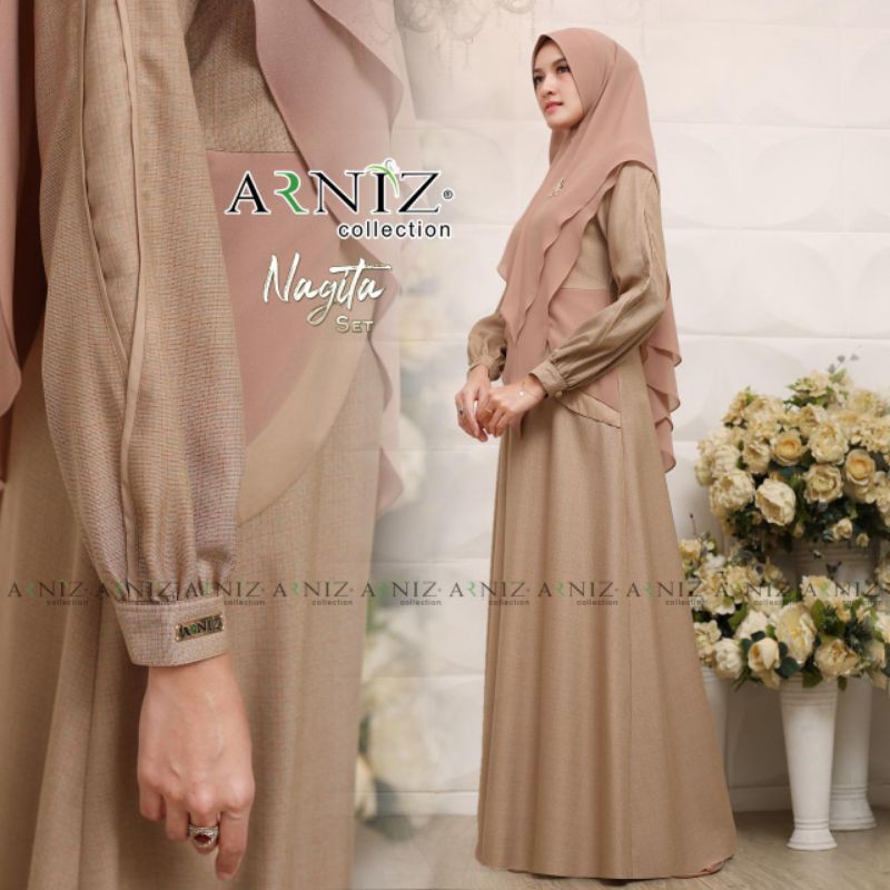 Nagita set by Arniz Cream size L