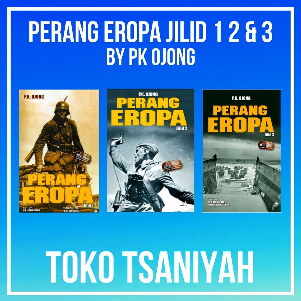 Buku Perang Eropa Jilid 1 2 3 Pk Ojong Buku Sejarah Dunia History