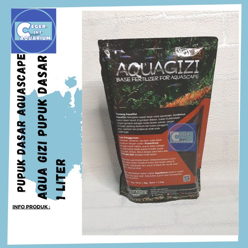Aqua Gizi Pupuk Dasar Aquscape