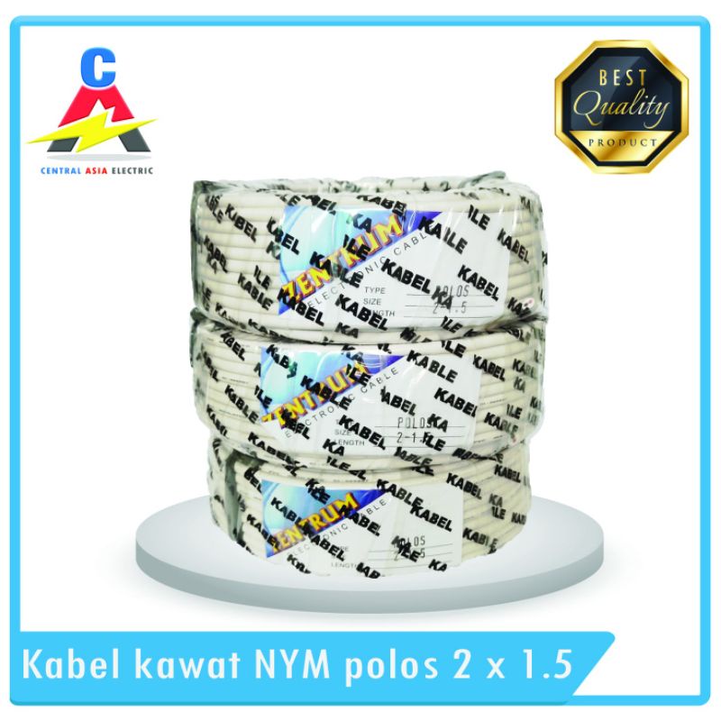 Kabel Listrik Kawat NYM Polos 2 x 1.5 (50 Meter)