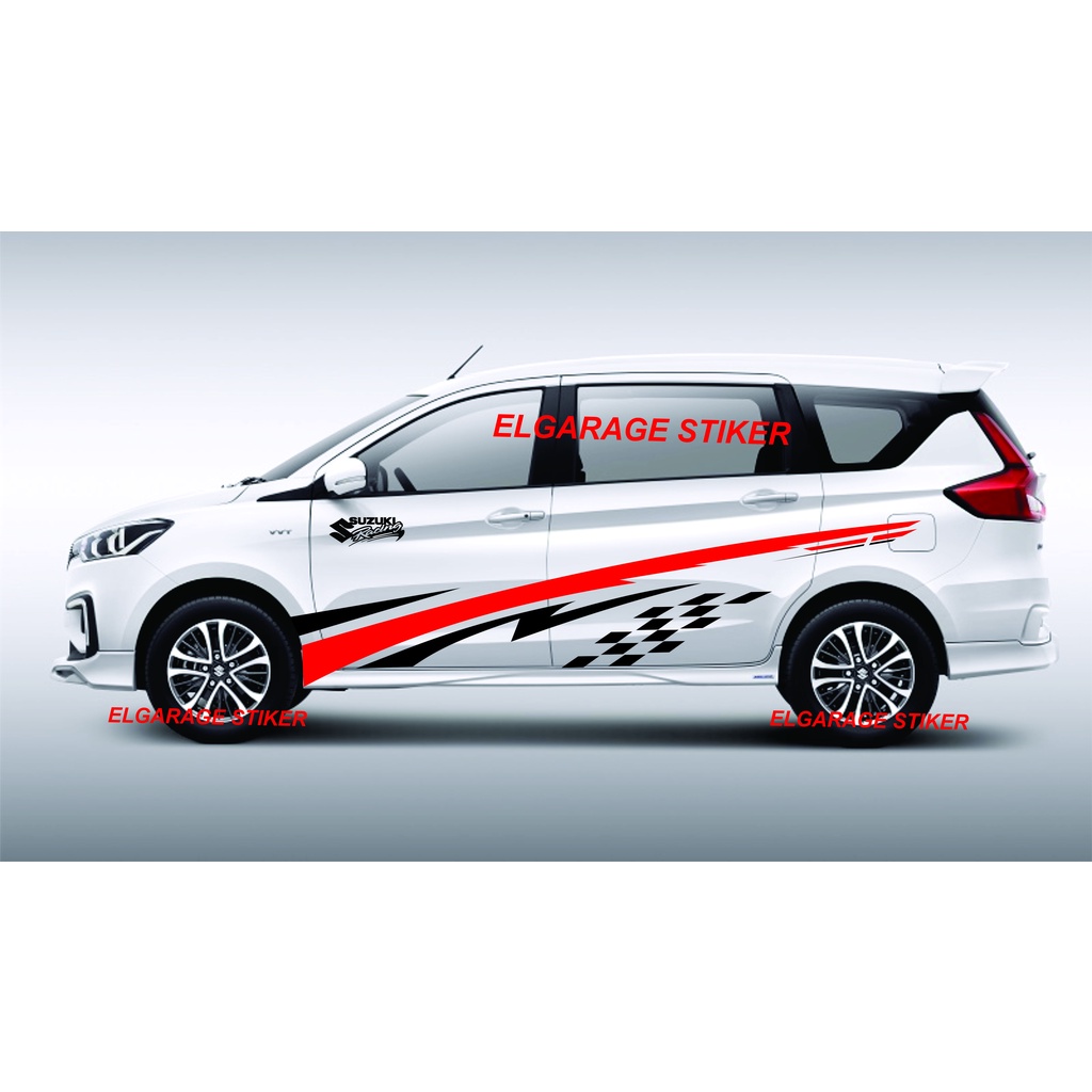 Stiker mobil suzuk ertiga cuting stiker bodi samping mobil ertiga sigr avanza xenia