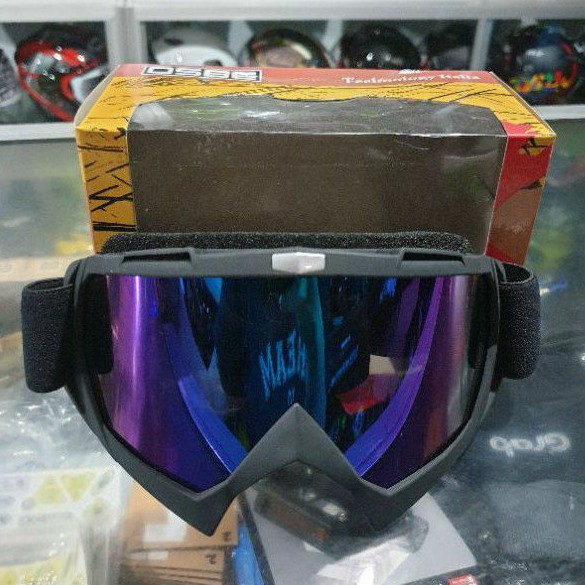 Kacamata Cross Goggle OSBE cocok untuk Helm Trail KLX CRF Motorcross