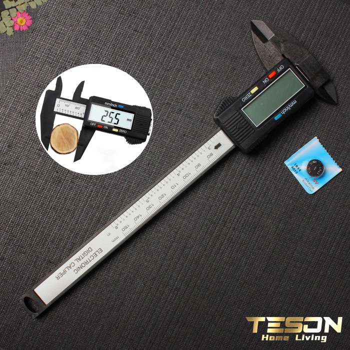 

Jangka Sorong Digital Sigmat Sketmat Lcd Vernier Caliper Carbon 150Mm