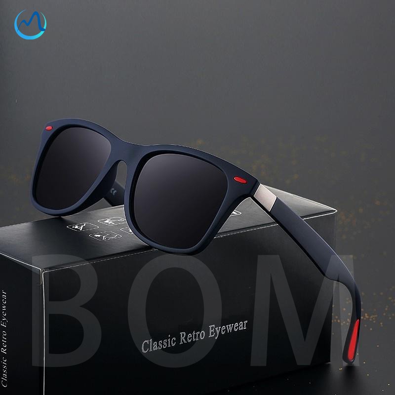 Mengemudi Pribadi Shading Sun Glasses untuk Pria Wanita Square Polarized Driver Sunglasses Ride Bicycle Shades