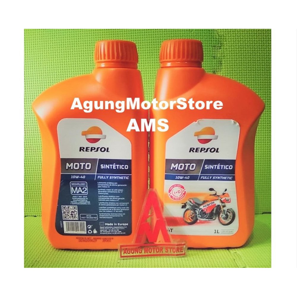 Oli Mesin Motor 4t REPSOL Sintetico 10w-40 10w40 Fully Synthetic 1 Ltr terakhir