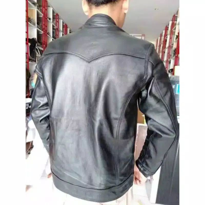 Jaket Kulit Asli Domba Kualitas Kulit Super Pria Keren Macco Gagah [JAMINAN UANG KEMBALI]