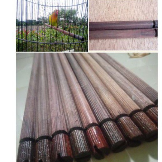 10 pcs Tangkringan Lovebird Sonokeling Premium Serut